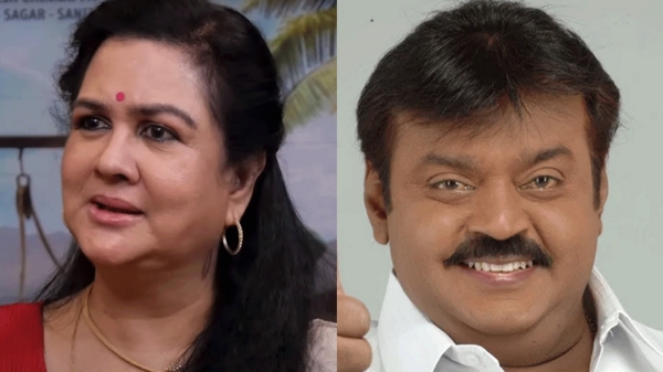 Urvashi Talks about Her Working Experience With Vijayakanth 