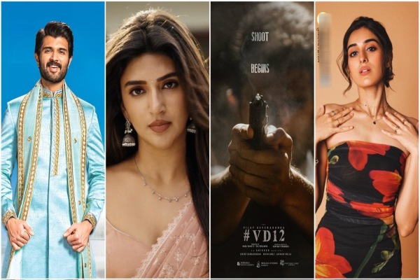Actor Vijay Devarakonda joined with Ponniyin selvan 2 actress Sara Arjun in his VD12 movie