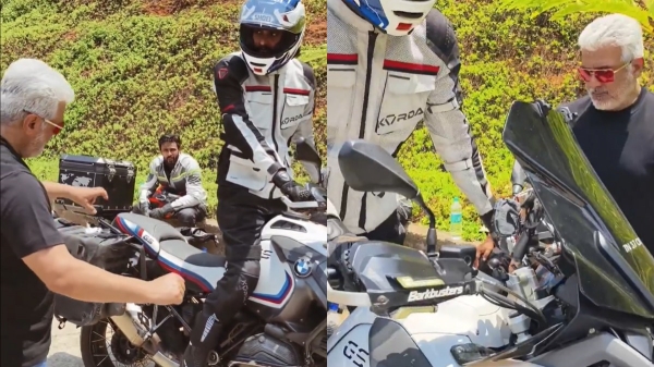 Ajith Kumar teaches youngster to ride bike video goes trending