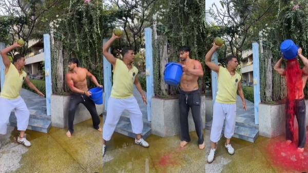 celebrities like Rajinikanth Rashmika and kiara advani and many involved in holi celebration