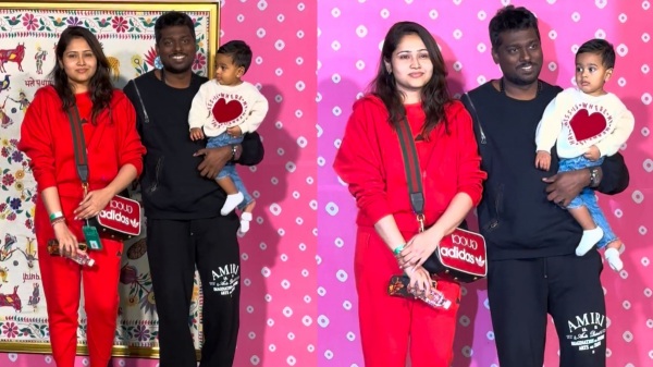 Director atlee attended anant ambani and radhika pre wedding event 
