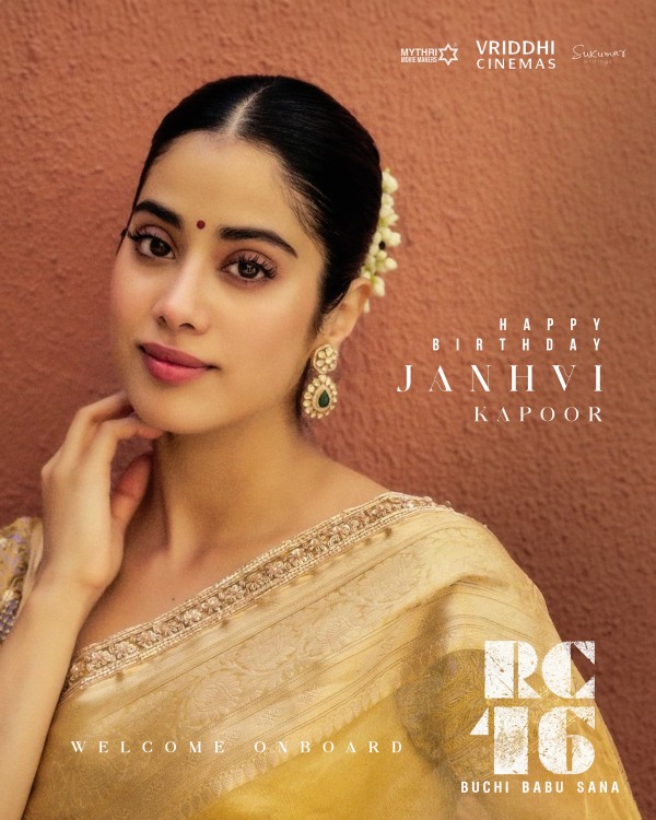 Janhvi Kapoor joins Ram Charan s RC16 movie on her birthday