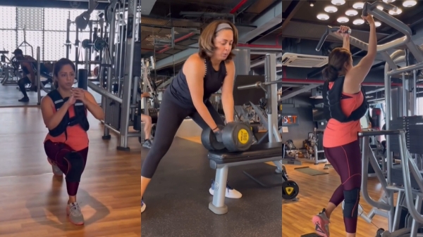 Actress Jyothika workout video trending on social media