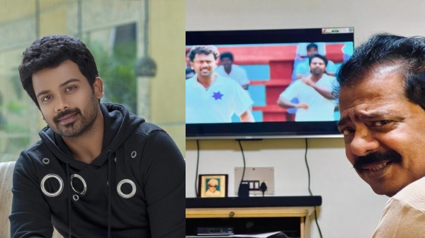 Pandiarajan happy after watched his son Prithvirajan performance in Blue Star