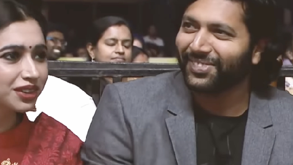 Jayam Ravi cute romantic ditches with his wife Aarti at cinema function makes fans happy