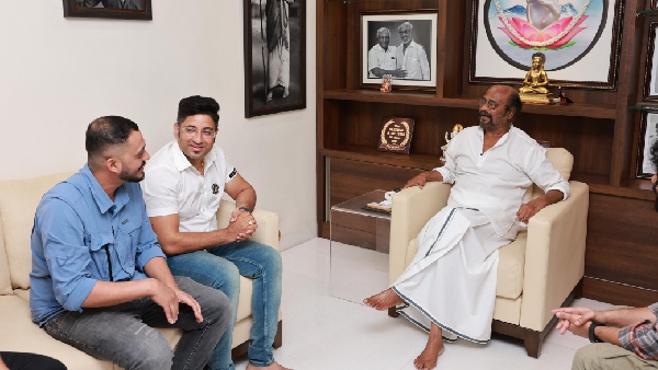 Manjummel Boys team met Superstar Rajinikanth at his residence