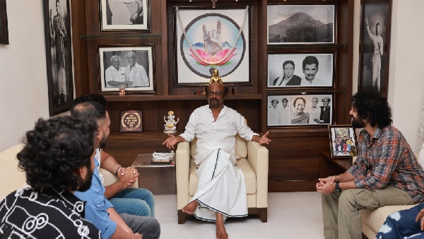 Manjummel Boys team met Superstar Rajinikanth at his residence