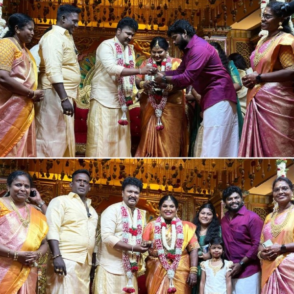 Robo shankar Daughter indraja shankar got married today