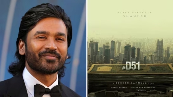 Here are the new details about Dhanush 51st Movie Title Glimpse Here are the new details about Dhanush 51st Movie Title Glimpse