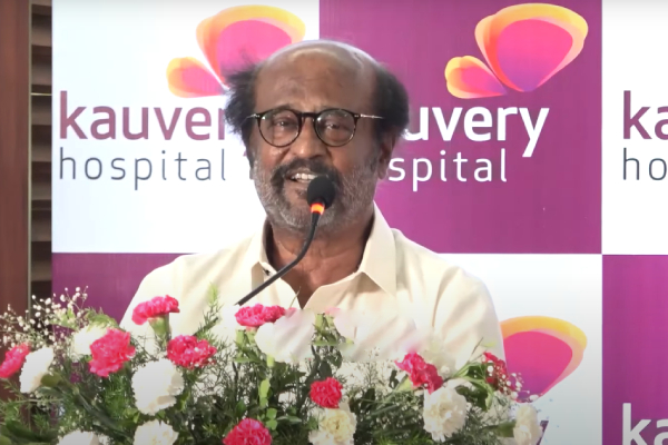 Superstar Rajinikanth Comedy speech at kauvery hospital opening ceremony
