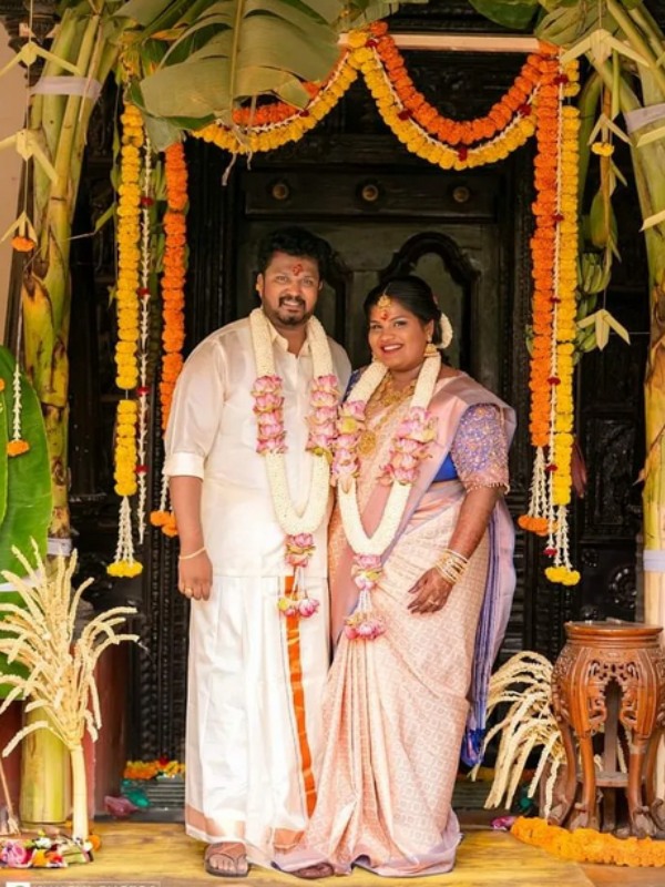 Actor Robo Shankar s daughter Indraja wedding saree price how mach Actor Robo Shankar s daughter Indraja wedding saree price how mach