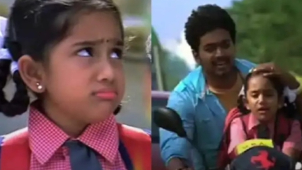 Vijay s Azhagiya thamizh magan movie baby Niveditha s recent clicks