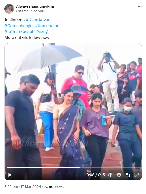 Actor Ramcharan is playing dual role in Game changer movie it seems