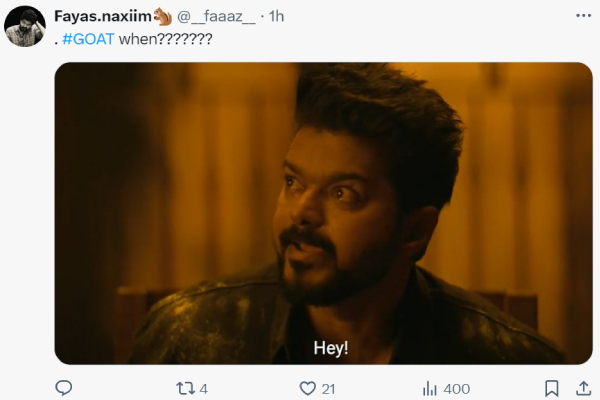 Vijay fans trolls Venkat Prabhu for giving Azhagi re release update instead of GOAT Vijay fans trolls Venkat Prabhu for giving Azhagi re release update instead of GOAT