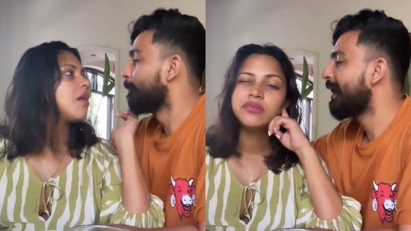 Pregnant Lady Amala Paul s latest cute video with her husband