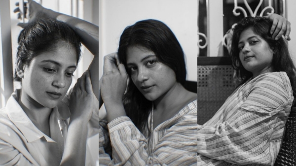 Aruvi heroine aditi balan Glamorous black and white photos