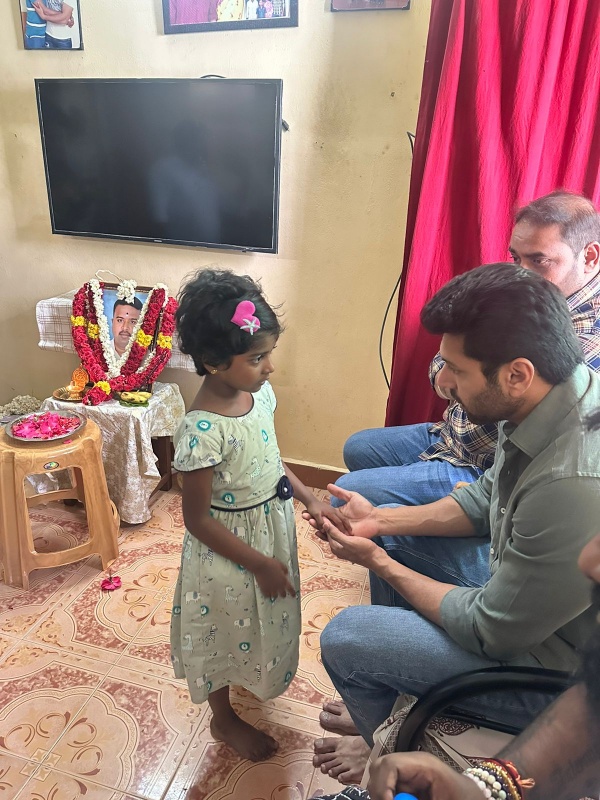 Actor Jayam Ravi condoled his fans death