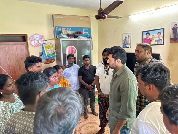 Actor Jayam Ravi condoled his fans death