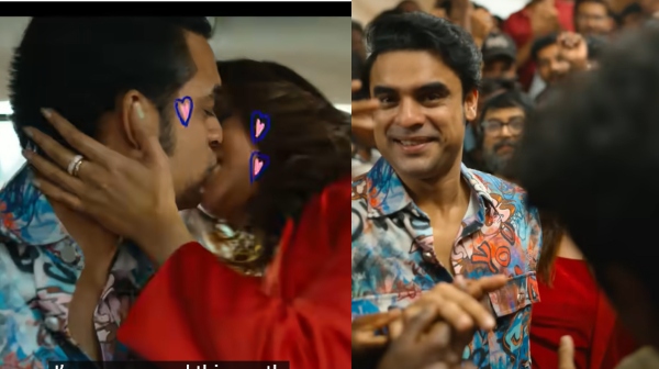 Actress bhavana in Liplock Scene in Nadigar thilagam movie Actress bhavana in Liplock Scene in Nadigar thilagam movie