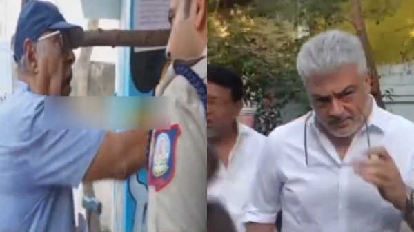 Senior Citizen upset over Ajith Kumar allowed to cast vote first