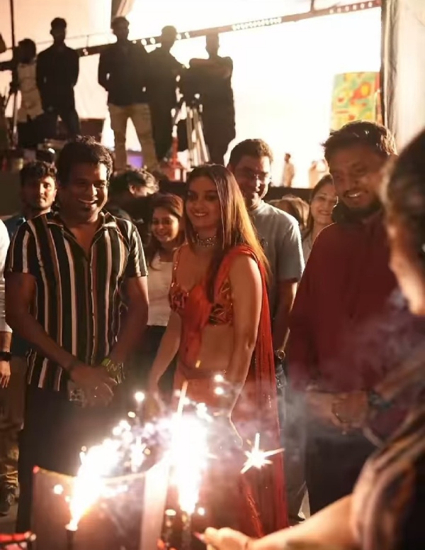 Keerthy Suresh looks so weird at Varun Dhawan birthday party pics and videos trending