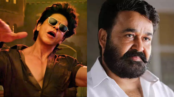 Actor Shah rukh khan hails Actor Mohanlal s dance for Zinda banda song in Jawan movie