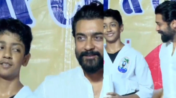 Suriya Son Dev Got Black Belt in Karate Trending Video