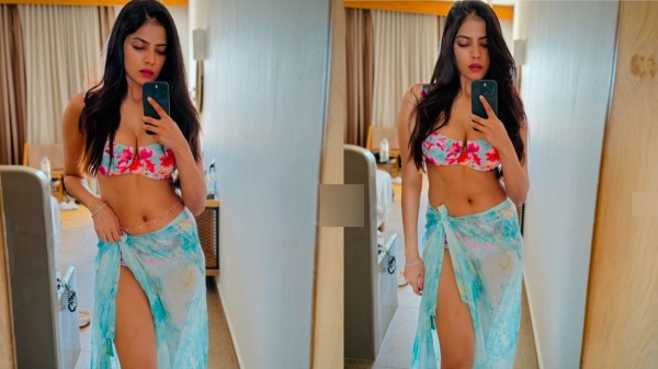 Thangalaan heroine Malavika Mohanan glamorous photos trending on social media