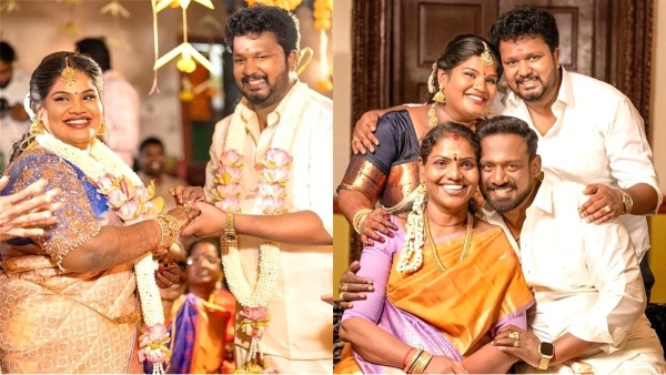 Robo Shankar s daughter Indraja s wedding reception was held in Chennai yesterday