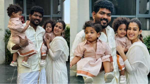 Nayanthara s photos celebrating Tamil New Year are trending on social media Nayanthara s photos celebrating Tamil New Year are trending on social media