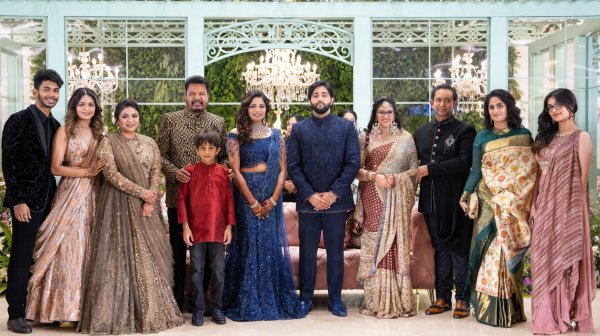 Ajith Kumar family attends Shankar daughter Marriage reception photos goes trending