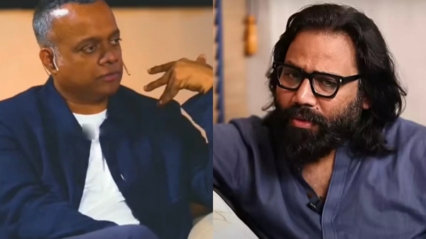 Sandeep Reddy Vanga loves Gautham Menon all movies Sandeep Reddy Vanga loves Gautham Menon all movies