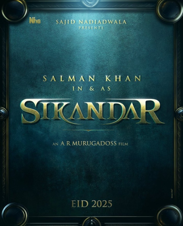 Salman Khan and AR Murugadoss movie titled Sikandar