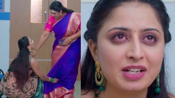 zee tamil television Karthigai Deepam serial April 22th Episode