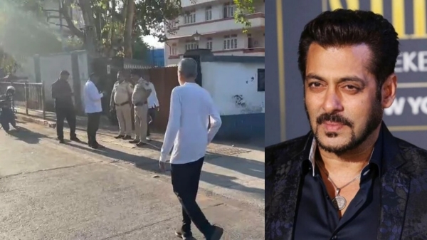 Gunshots were heard outside Bollywood actor Salman Khan s Mumbai residence early this morning