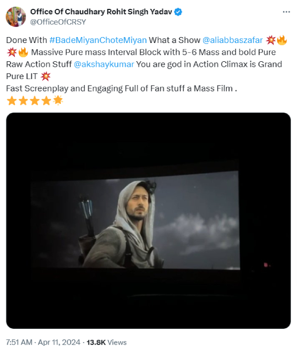 Bade Miyaan Chote Miyan Twitter Review and Reactions in Tamil