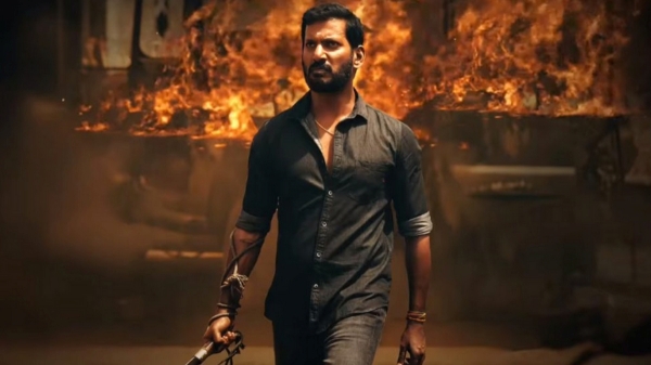 Actor Vishal s Rathnam movie first day box office collection