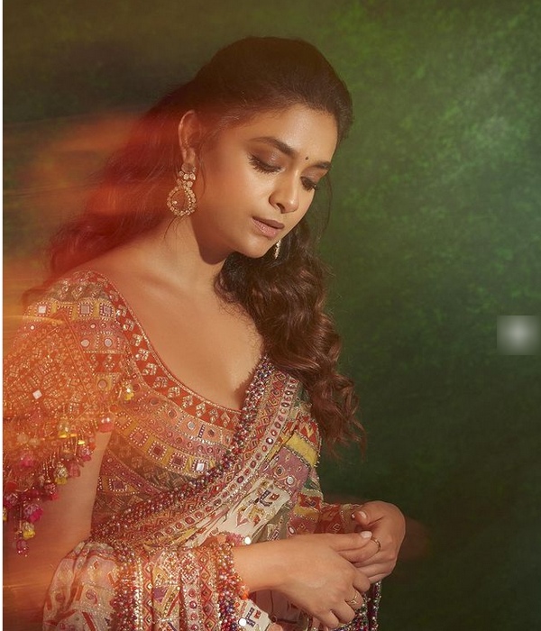 Actress Keerthy Suresh photos trending on social media