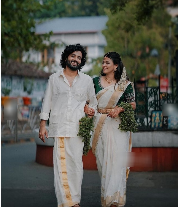 Malaiyala actress Aparna das and deepak parambol Got Married