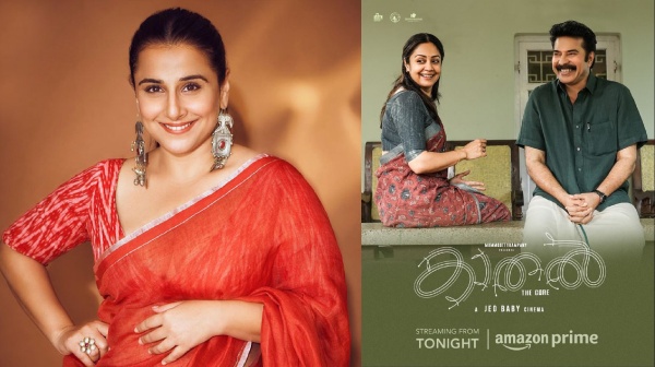 Vidya Balan praised the Malayalam superstar Mammootty for Kaathal The Core