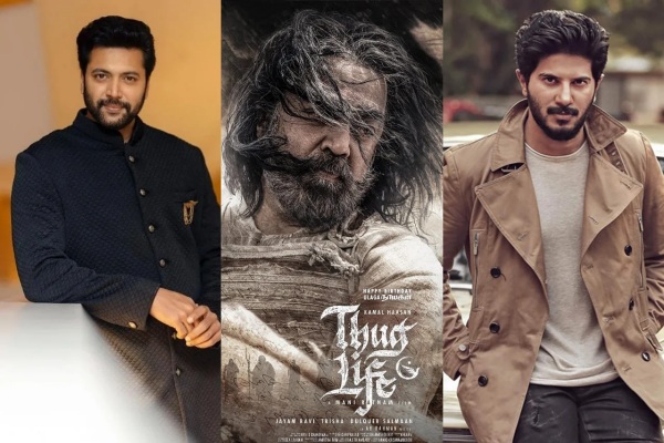 Jayam Ravi And Dulquer Salman Join again in Kamal s Thug Life Movie Jayam Ravi And Dulquer Salman Join again in Kamal s Thug Life Movie
