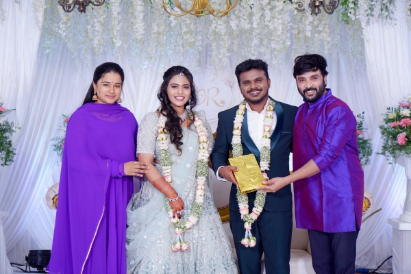 Many Celebrities attends Siren Movie Director Anthony Bhagyaraj marriage reception Many Celebrities attends Siren Movie Director Anthony Bhagyaraj marriage reception