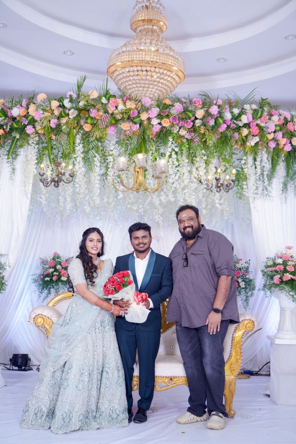 Many Celebrities attends Siren Movie Director Anthony Bhagyaraj marriage reception Many Celebrities attends Siren Movie Director Anthony Bhagyaraj marriage reception