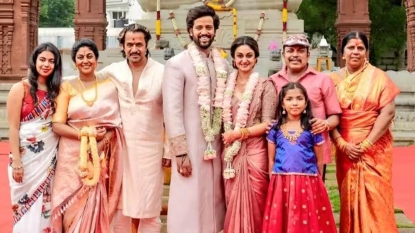 Arjun and Thambi Ramaiah invites CM MK Stalin for Aishwarya Arjun - Umapathy Ramaiah wedding Arjun and Thambi Ramaiah invites CM MK Stalin for Aishwarya Arjun - Umapathy Ramaiah wedding