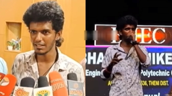 Vijay KPY Bala Emotional speech at andipatti college