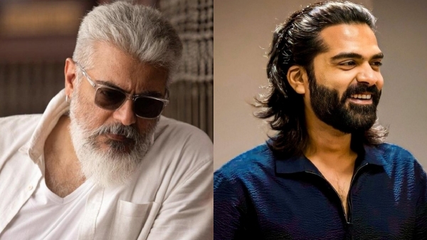 The video of Simbu grabbing actor Vaibhav s shirt for Ajith has gone Trending