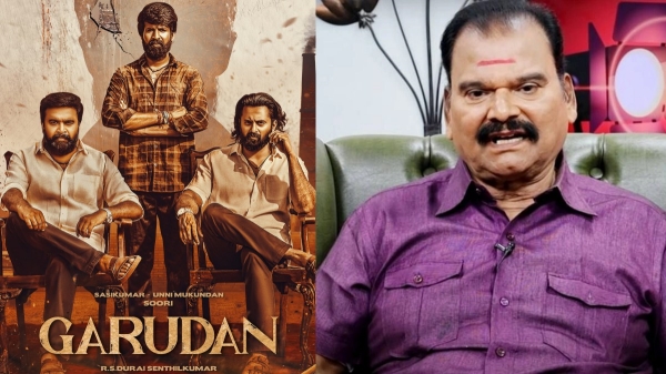 Bayilvan Ranganathan says Sasikumar upset at Soori s Garudan movie event