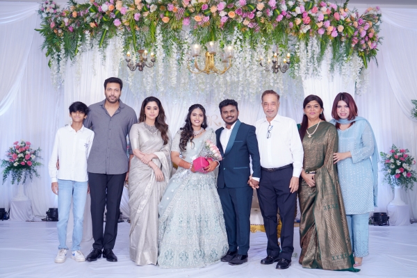 Many Celebrities attends Siren Movie Director Anthony Bhagyaraj marriage reception Many Celebrities attends Siren Movie Director Anthony Bhagyaraj marriage reception
