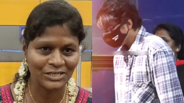 Female fan upset after Vijay avoids her at Chennai Airport Female fan upset after Vijay avoids her at Chennai Airport