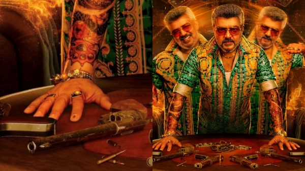 Ajith Kumar done Good Bad Ugly first look poster shoot after cast his vote noted by fans